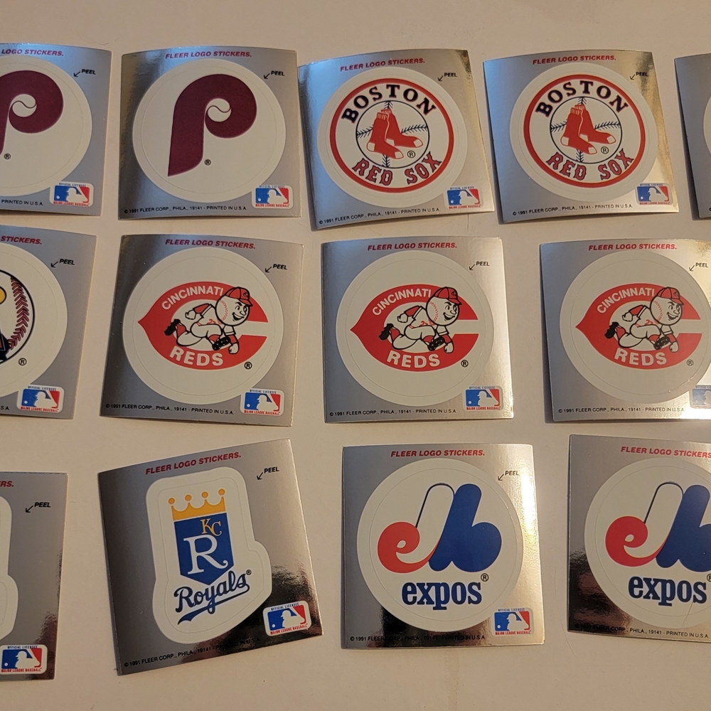 MLB Team Logo Sticker Set - Picture 3 of 4
